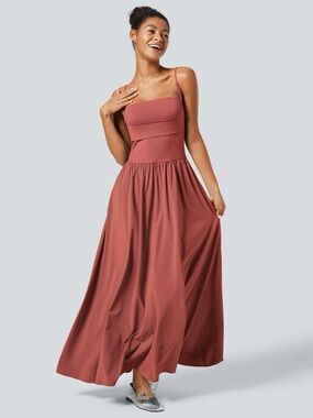 Halara Breezeful™ Pocket Flowy Flare Maxi
Quick Dry Casual Slip Dress 🤍✨